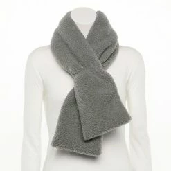 Women's Koolaburra By UGG Sherpa Pull Through Scarf Ivory -Koolaburra by UGG Shop unnamed file 1061