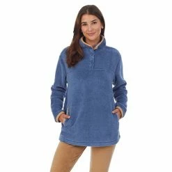 Women's Koolaburra By UGG Sherpa Pullover With Faux Suede Trim Black