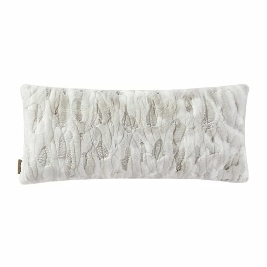 Koolaburra By UGG Nya Faux Fur Bolster Throw Pillow Light High Rise 1 Koolaburra By UGG Nya Faux Fur Bolster Throw Pillow Light High Rise