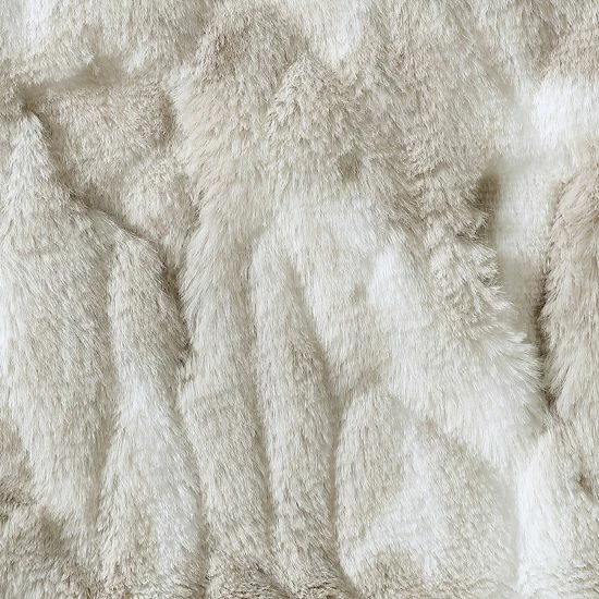 Koolaburra By UGG Nya Faux Fur Bolster Throw Pillow Light High Rise 4 Koolaburra By UGG Nya Faux Fur Bolster Throw Pillow Light High Rise - Image 4