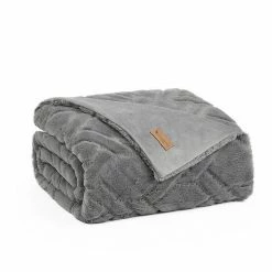 Koolaburra By UGG Candice Faux Fur Throw Chocolate