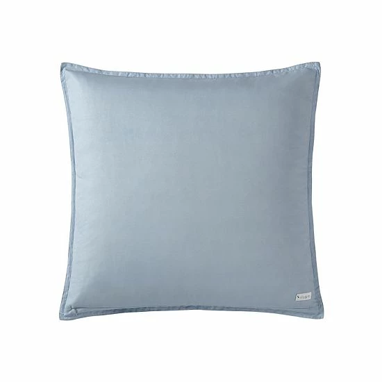 Koolaburra By UGG Koolawash Solid 2-Pack Euro Shams Winter Blue 1 Koolaburra By UGG Koolawash Solid 2-Pack Euro Shams Winter Blue