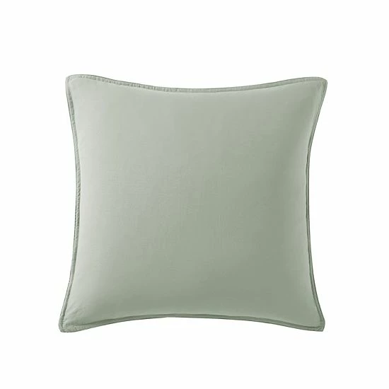 Koolaburra By UGG Koolawash Solid 2-Pack Euro Shams Winter Blue 7 Koolaburra By UGG Koolawash Solid 2-Pack Euro Shams Winter Blue - Image 7