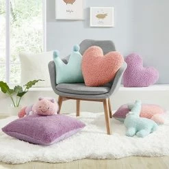 Koolaburra By UGG Shae Faux Fur Kids Throw Pillow Pink Salt -Koolaburra by UGG Shop unnamed file 1311