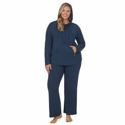 Plus Size Koolaburra By UGG Sweater Knit Pajama Top & Wide Leg Pajama Pants Set Olive -Koolaburra by UGG Shop unnamed file 1319