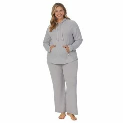 Plus Size Koolaburra By UGG Sweater Knit Pajama Top & Wide Leg Pajama Pants Set Olive -Koolaburra by UGG Shop unnamed file 1322