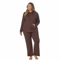 Plus Size Koolaburra By UGG Sweater Knit Pajama Top & Wide Leg Pajama Pants Set Olive -Koolaburra by UGG Shop unnamed file 1323