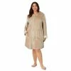 Plus Size Koolaburra By UGG Plush Hooded Zip Robe Trooper