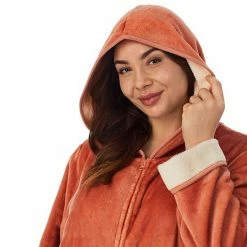 Plus Size Koolaburra By UGG Plush Hooded Zip Robe Trooper -Koolaburra by UGG Shop unnamed file 1369