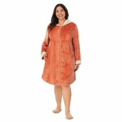 Plus Size Koolaburra By UGG Plush Hooded Zip Robe Trooper -Koolaburra by UGG Shop unnamed file 1372