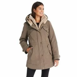 Women's Koolaburra By UGG Faux-Fur Hood Inner-Vest Puffer Coat Olive -Koolaburra by UGG Shop unnamed file 205