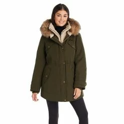 Women's Koolaburra By UGG Faux-Fur Hood Inner-Vest Puffer Coat Olive -Koolaburra by UGG Shop unnamed file 208