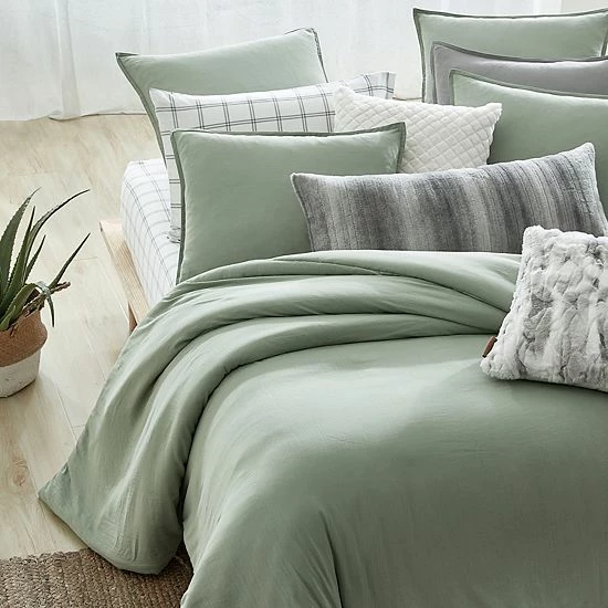 Koolaburra By UGG Koolawash Comforter Set With Shams Captains Blue Stripe 2 Koolaburra By UGG Koolawash Comforter Set With Shams Captains Blue Stripe - Image 2