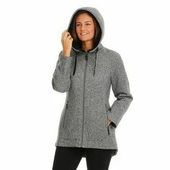 Women's Koolaburra By UGG Hooded Fleece Coat Salt Pepper -Koolaburra by UGG Shop unnamed file 434
