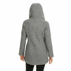 Women's Koolaburra By UGG Hooded Fleece Coat Salt Pepper -Koolaburra by UGG Shop unnamed file 436