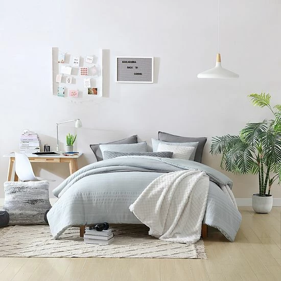 Koolaburra By UGG Koolawash Comforter Set With Shams Captains Blue Stripe 16 Koolaburra By UGG Koolawash Comforter Set With Shams Captains Blue Stripe - Image 16