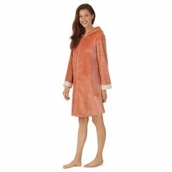 Women's Koolaburra By UGG Plush Hooded Zip Robe Cafe Creme -Koolaburra by UGG Shop unnamed file 499