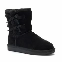 Koolaburra By UGG Victoria Girls' Short Winter Boots Black -Koolaburra by UGG Shop unnamed file 6