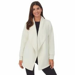 Women's Koolaburra By UGG Microfleece & Sherpa Open Cardigan Blue -Koolaburra by UGG Shop unnamed file 656