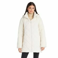 Women's Koolaburra By UGG Mixed-Media Puffer Coat Cloud Blue -Koolaburra by UGG Shop unnamed file 816