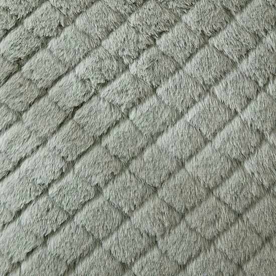 Koolaburra By UGG Octavia Faux Fur Bolster Throw Pillow Wild Dove 5 Koolaburra By UGG Octavia Faux Fur Bolster Throw Pillow Wild Dove - Image 5