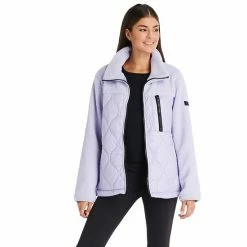 Women's Koolaburra By UGG Mixed-Media Fleece Jacket Lilac -Koolaburra by UGG Shop unnamed file 865