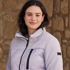 Women's Koolaburra By UGG Mixed-Media Fleece Jacket Lilac -Koolaburra by UGG Shop unnamed file 866