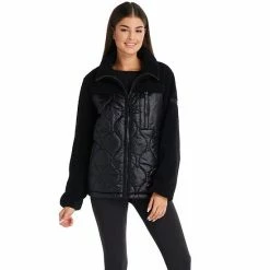 Women's Koolaburra By UGG Mixed-Media Fleece Jacket Lilac -Koolaburra by UGG Shop unnamed file 870