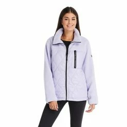 Women's Koolaburra By UGG Mixed-Media Fleece Jacket Lilac -Koolaburra by UGG Shop unnamed file 871