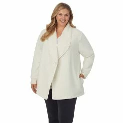 Plus Size Koolaburra By UGG Microfleece & Sherpa Open Cardigan Black -Koolaburra by UGG Shop unnamed file 978